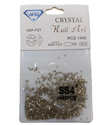 Nail Art - Crystal Gold