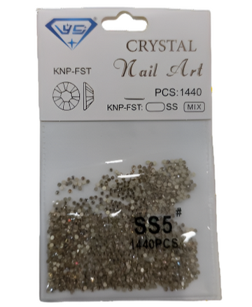 Nail Art - Crystal Gold