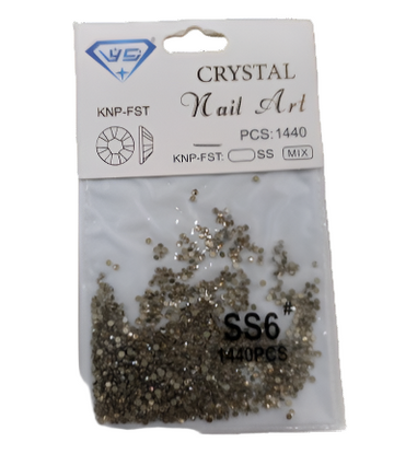 Nail Art - Crystal Gold