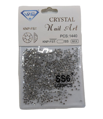 Nail Art - Crystal White