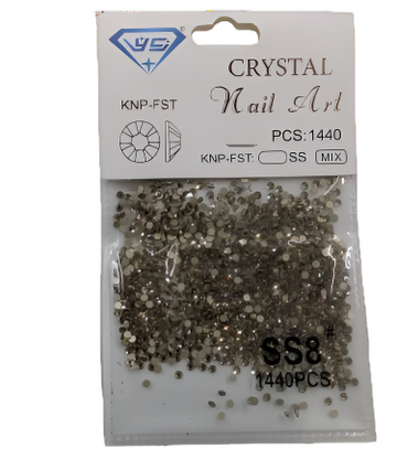 Nail Art - Crystal Gold