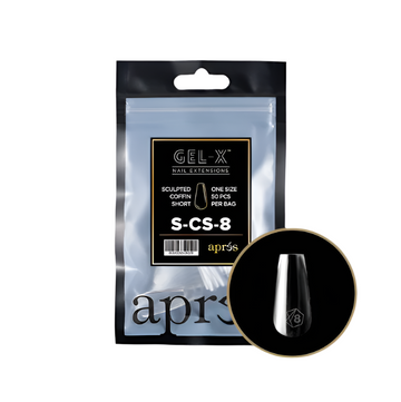 Apres Gel-X Sculpted Coffin Short Refill Bag