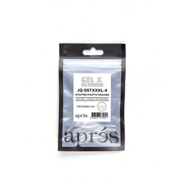 Apres x Jenny Queen Gel-X Tips - Sculpted Stiletto Extra Extra Extra Long Refill Bags