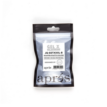 Apres x Jenny Queen Gel-X Tips - Sculpted Stiletto Extra Extra Extra Long Refill Bags